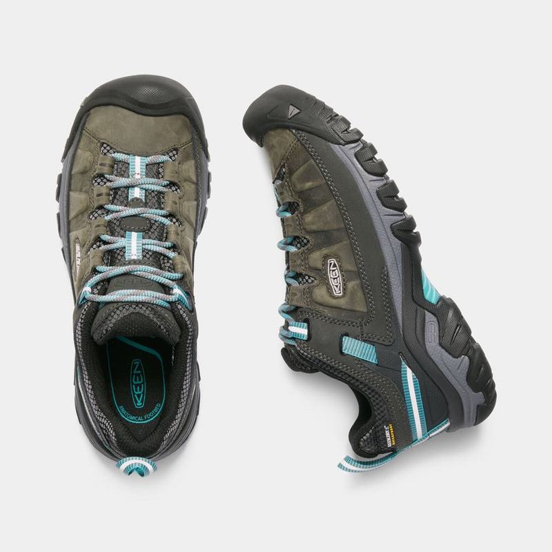 Zapatos Trekking Keen Targhee III Waterproof Para Mujer Verde Oliva/Turquesa - Zapatos Keen Mexico (